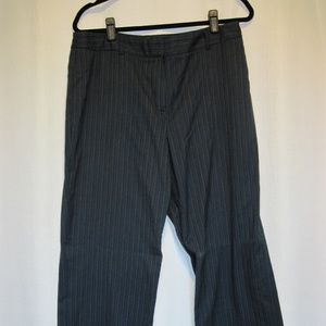 Jones New York Navy Pinstripe Slacks/Trousers